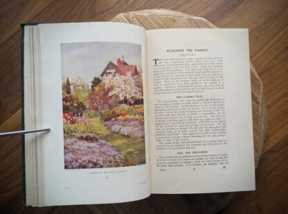 Planning the Garden - 1937 The Complete Book of Gardening by John Coutts Illustrated