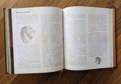 Reflections - pages inside - First Edition copy of Horses of the Sun A Gallery of the World's Most Exquisite Equines by Robert Vavra