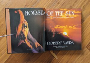 Title page - First Edition of Horses of the Sun A Gallery of the World's Most Exquisite Equines by Robert Vavra