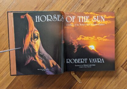 Title page - First Edition of Horses of the Sun A Gallery of the World's Most Exquisite Equines by Robert Vavra