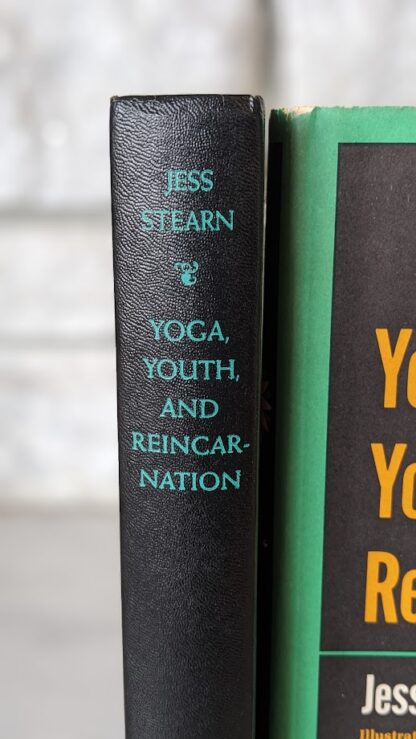 Upper Spine View - 1965 Yoga, Youth, and Reincarnation by Jess Stearn - Book Club Edition