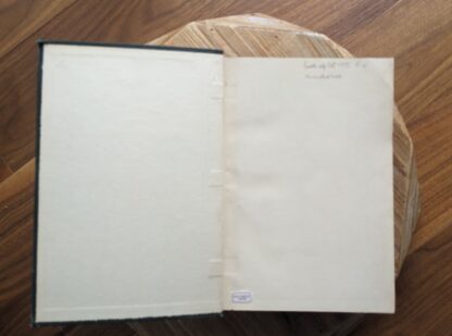 front pastedown and endpaper - 1937 The Complete Book of Gardening by John Coutts Illustrated