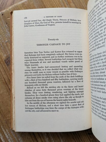 page inside - 1970 A Princess of Mars by Edgar Rice Burroughs - Illustrated by Frank Frazetta