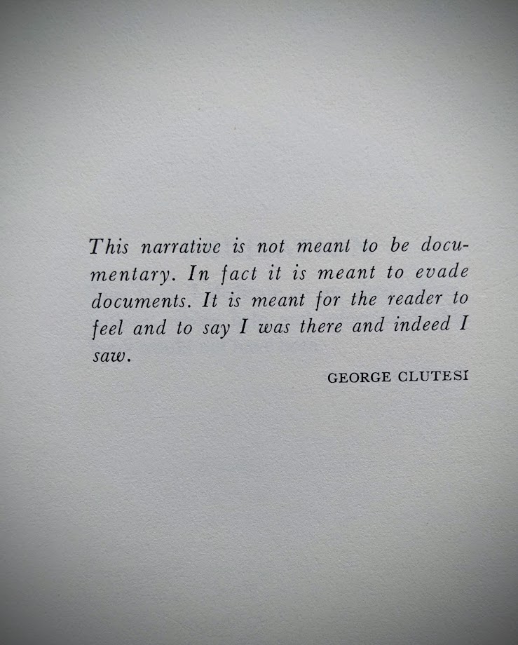 statement from George Clutesi in his book Potlatch found prior to the dedication page