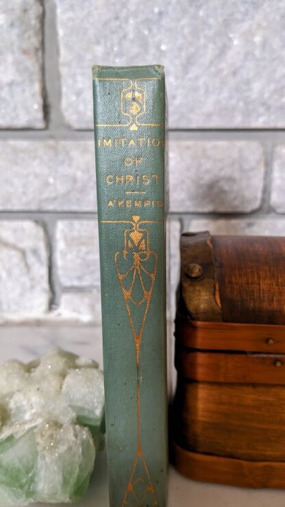 1903 Of the Imitation of Christ by Thomas à Kempis - Vademecum Series - title on spine in gold gilt