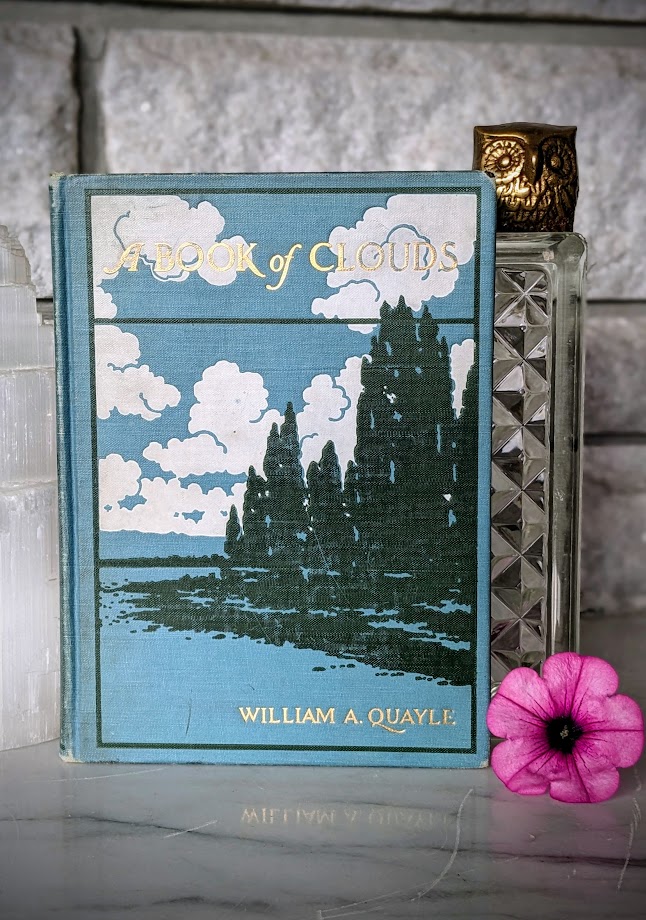 1925 A Book of Clouds by William A. Quayle - front panel
