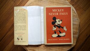 1939 Mickey Never Fails by Robin Palmer - First Edition in original Dust Jacket - front panel