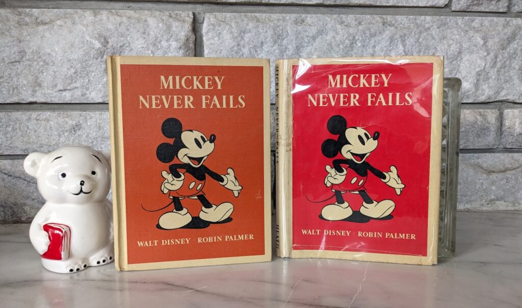 1939 Mickey Never Fails by Robin Palmer - First Edition with original Dust Jacket