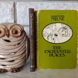 1974 The Enchanted Places by Christopher Milne - First Canadian Edition - with original Dust jacket - Spine view