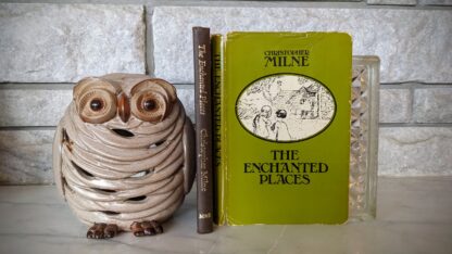 1974 The Enchanted Places by Christopher Milne - First Canadian Edition - with original Dust jacket - Spine view