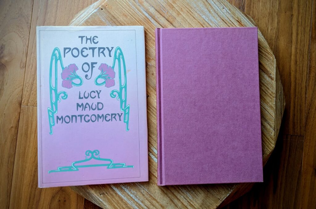 1987 copy of The Poetry of Lucy Maud Montgomery in original dustjacket - front panel view