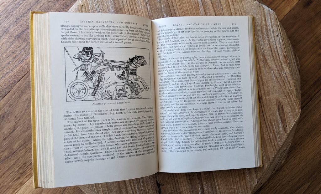 Assyria, Babylonia, and Sumeria - 1954 Gods, Graves and Scholars by C.W. Ceram Scarce Readers Union Edition
