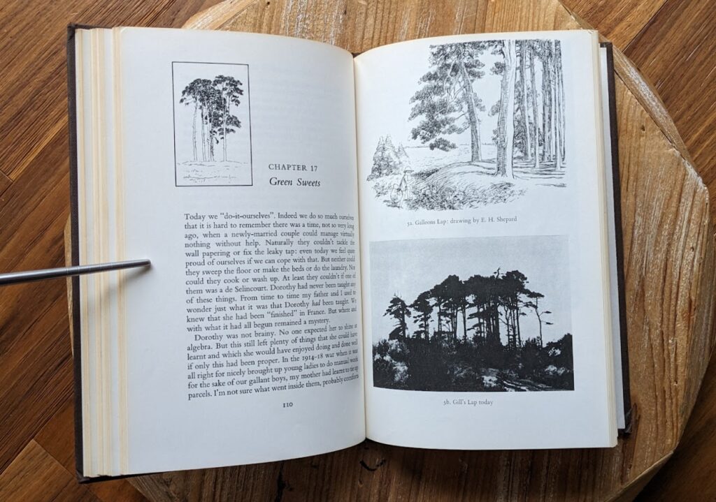 Chapter 17 Green Sweets - 1974 The Enchanted Places by Christopher Milne - First Canadian Edition