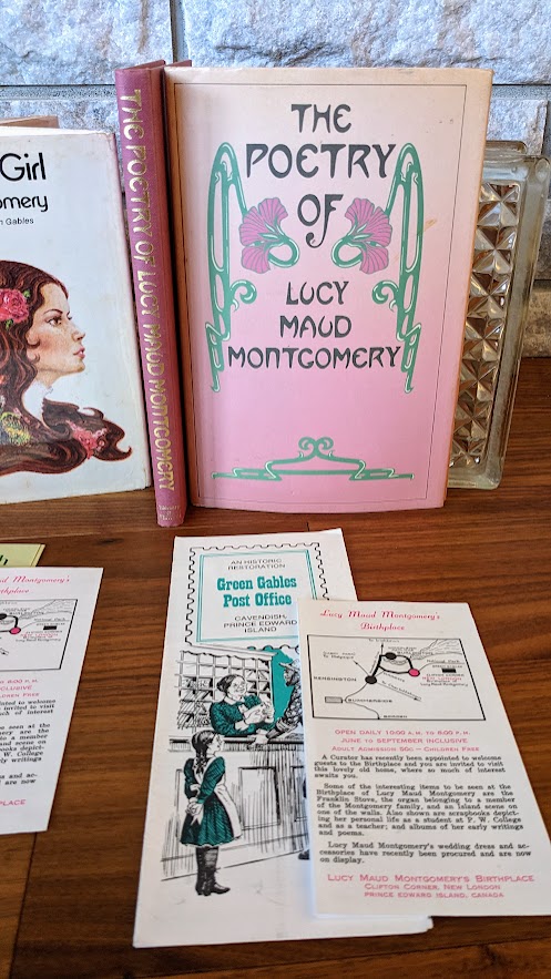 Ephemera found inside a 1987 copy of The Poetry of Lucy Maud Montgomery