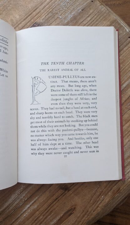 THE RAREST ANINAL OF ALL - 1948 The Story of Doctor DoLittle by Hugh Lofting - Tenth Edition