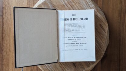 Title page - 1915 The Tragedy of the Lusitania Memorial Edition