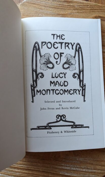 Title page - 1987 copy of The Poetry of Lucy Maud Montgomery