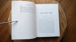 chapter one - 1944 First Canadian Edition copy of The Story Girl by L.M. Montgomery