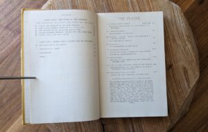 contents page 2 of 2 and list of the plates - 1954 Gods, Graves and Scholars by C.W. Ceram Scarce Readers Union Edition