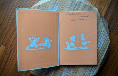 front pastedown and endpaper - 1939 Mickey Never Fails by Robin Palmer - First Edition in original Dust Jacket