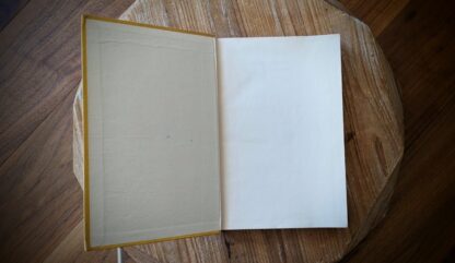 front pastedown and endpaper - 1954 Gods, Graves and Scholars by C.W. Ceram Scarce Readers Union Edition