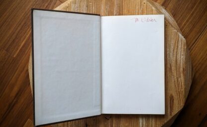 front pastedown and endpaper - 1974 The Enchanted Places by Christopher Milne - First Canadian Edition