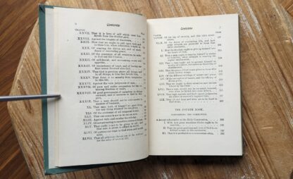 page 4 and 5 of 6 of the Contents - 1903 Of the Imitation of Christ by Thomas à Kempis - Vademecum Series