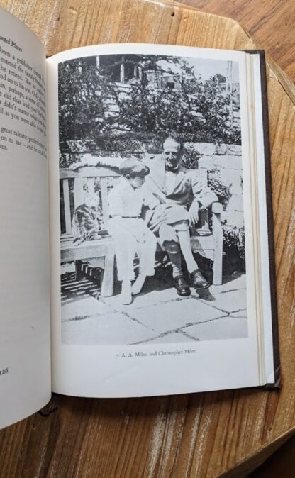 photograph of A. A. Milne and Christopher Milne - 1974 The Enchanted Places by Christopher Milne - First Canadian Edition