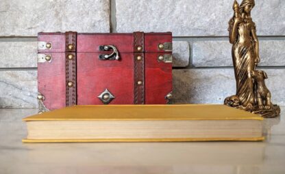 textblock view - 1954 Gods, Graves and Scholars by C.W. Ceram Scarce Readers Union Edition