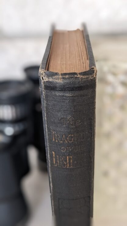 upper spine view - 1915 The Tragedy of the Lusitania Memorial Edition