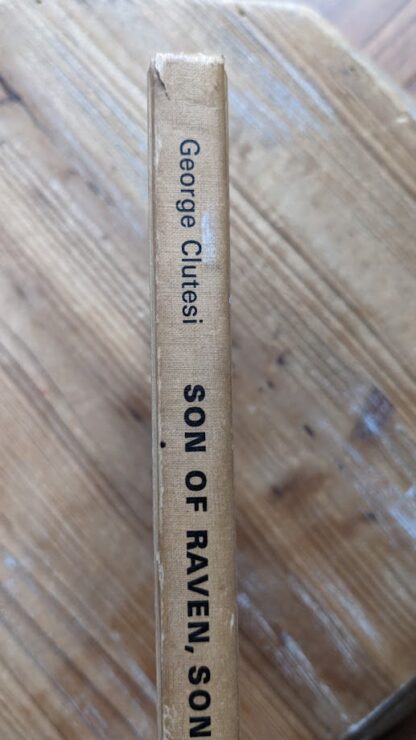 upper spine view - 1967 Son of Raven, Son of Deer - Signed First Edition