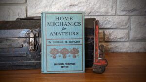 1907 Home Mechanics for Amateurs by George M. Hopkins - front panel view