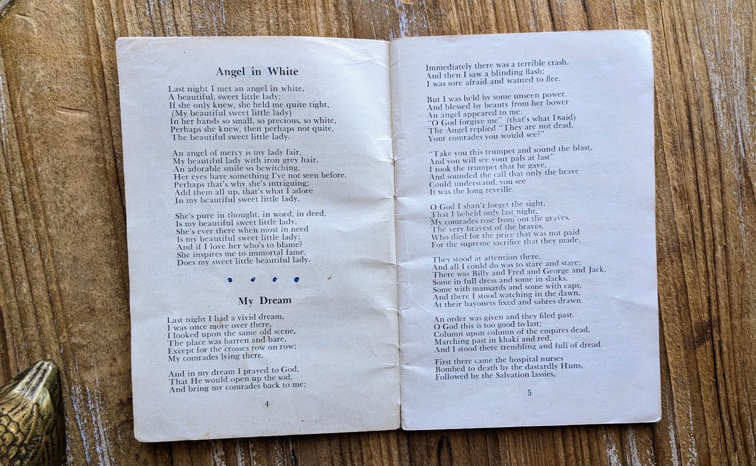 1949 Rhymes of a Vagabond by Charles de la Poer Gough – Signed Copy - pages inside