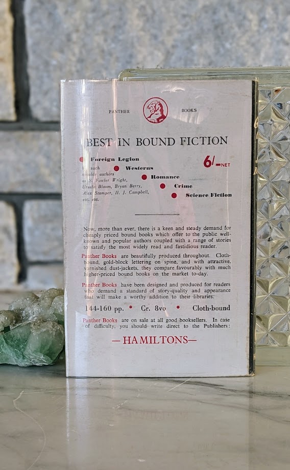 1954 The Great Ones First Edition by Jon J. Deegan — with Original Dust Jacket - backside