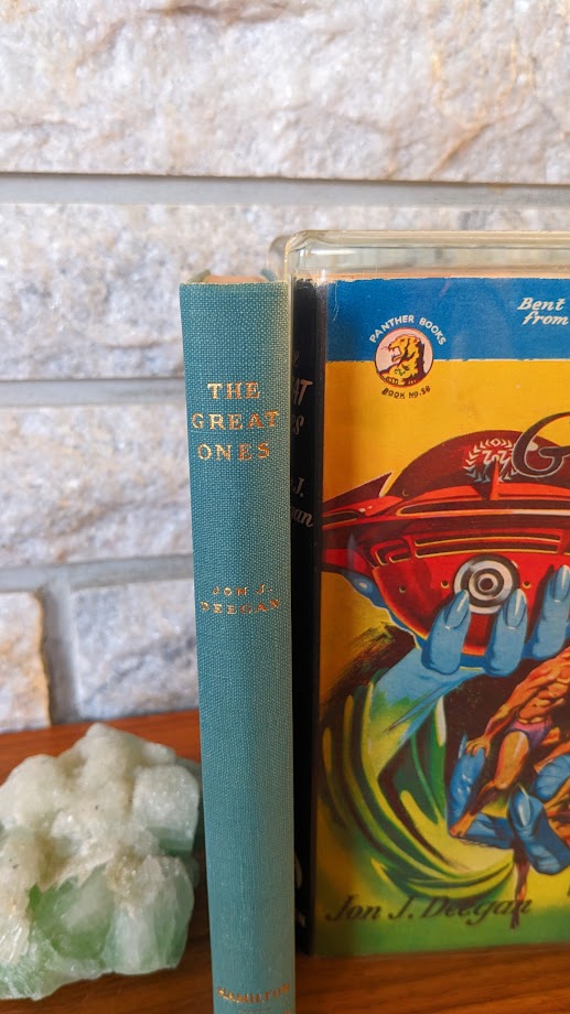 1954 The Great Ones First Edition by Jon J. Deegan — with Original Dust Jacket - upper spine view
