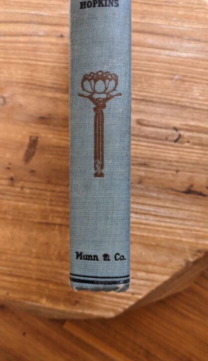 Foot of Spine up close - 1907 Home Mechanics for Amateurs by George M. Hopkins