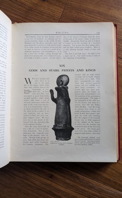 Gods and Stars, Priests and Kings - The Outline of History by H.G. Wells Vol. - c. late 1920s - published by George Newnes Ltd