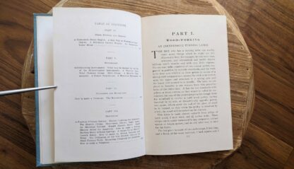 Table of Contents pages 2 of 2 and Part 1, Wood-Working - 1907 Home Mechanics for Amateurs by George M. Hopkins