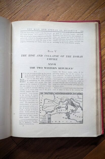 The Rise and Spread of Buddhism - The Outline of History by H.G. Wells Vol. - c. late 1920s - published by George Newnes Ltd