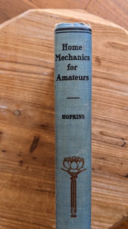 Upper Spine up close - 1907 Home Mechanics for Amateurs by George M. Hopkins