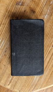 back panel - 1928 Ninth Revised Edition — A Pocket Medical Dictionary by George M. Gould