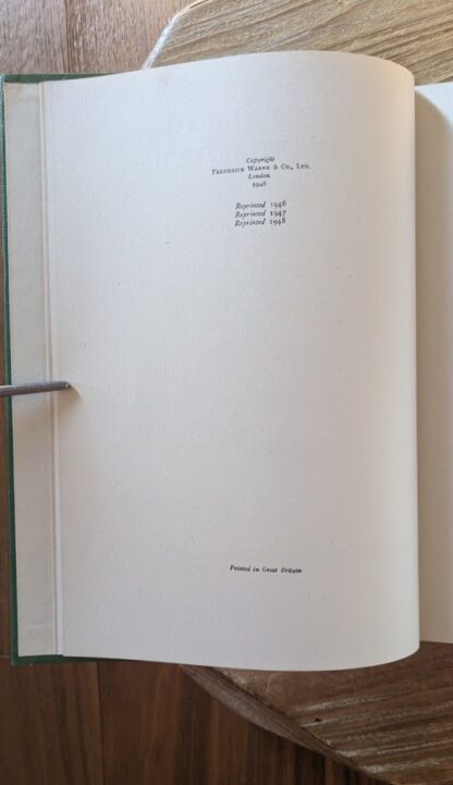 copyright page - 1948 The Tale of Beatrix Potter - A Biography by Margaret Lane