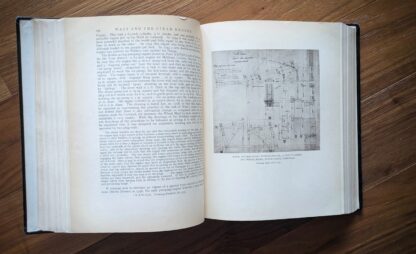 drawing from 1785 of a double acting pumping engine - 1927 James Watt and the Steam Engine The Memorial Volume