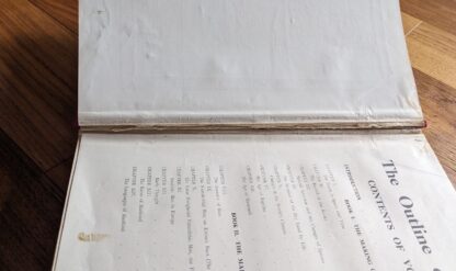full seam split - The Outline of History by H.G. Wells Vol. - c. late 1920s - published by George Newnes Ltd