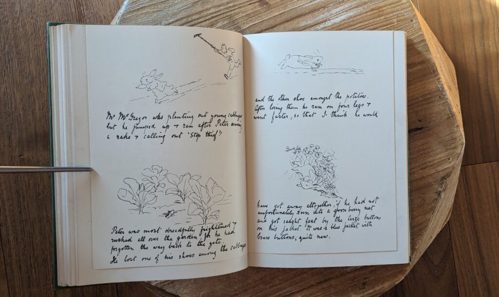 illustrated pages inside - 1948 The Tale of Beatrix Potter - A Biography by Margaret Lane