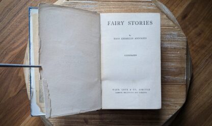 title page - c. 1900s Andersen’s Fairy Stories Ward, Lock & Co. - rare copy