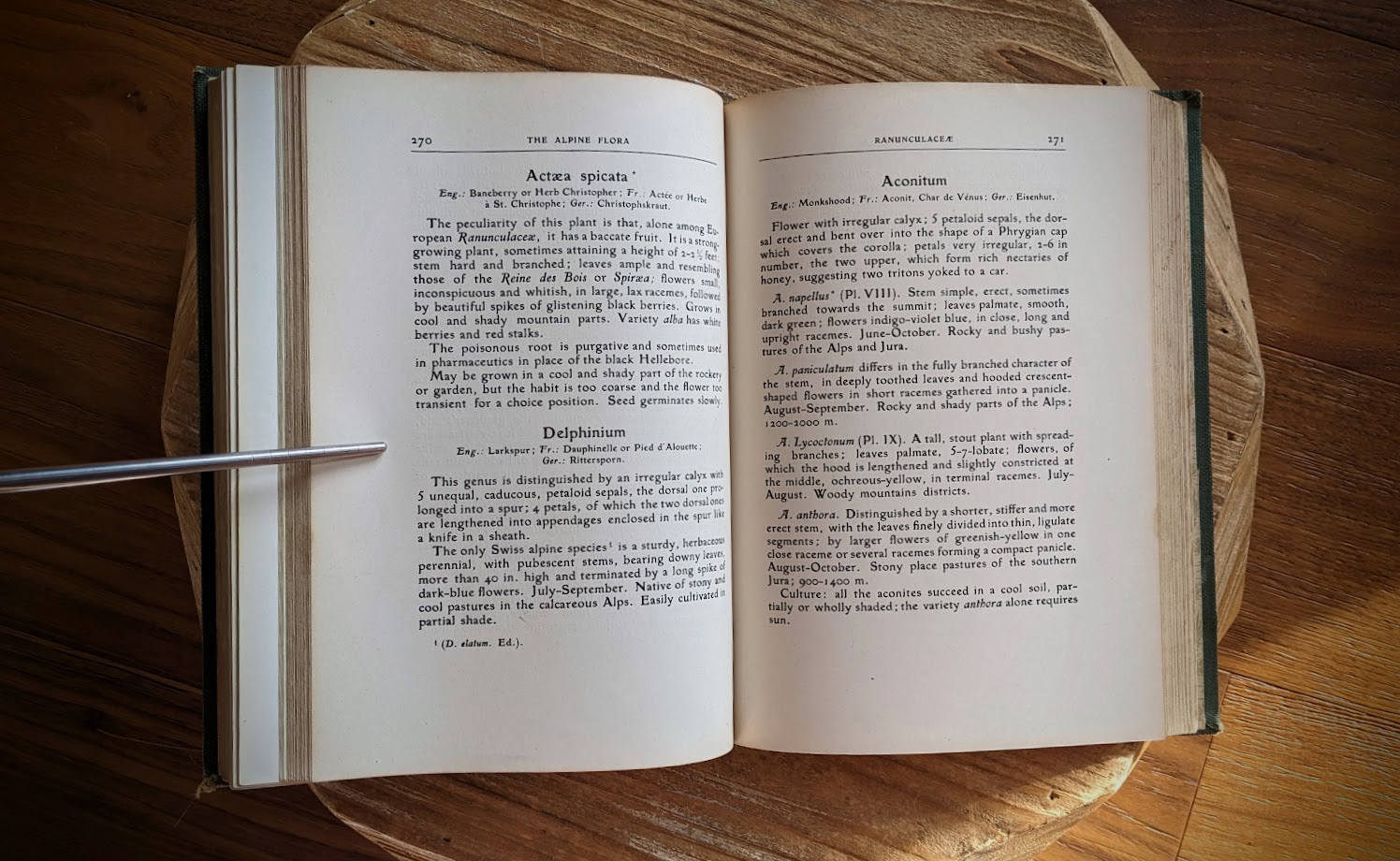 1911 Alpine Flora by Correvon & Robert — 180 Colour Plates, Scarce Botanical Work - pages inside