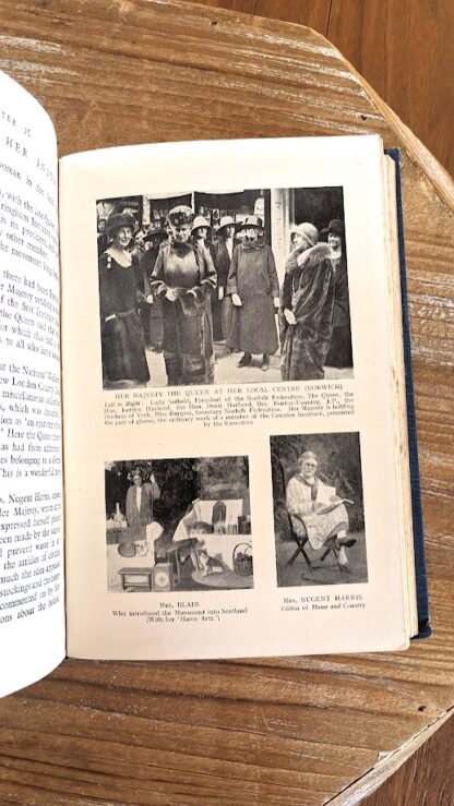 1925 First Edition – The Story of the Women’s Institute Movement by J.W. Robertson - photographs inside