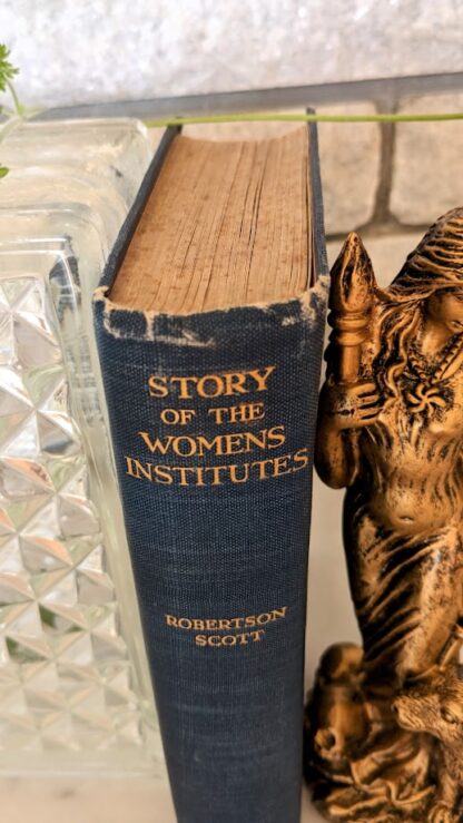 1925 First Edition – The Story of the Women’s Institute Movement by J.W. Robertson - top edge of textblock