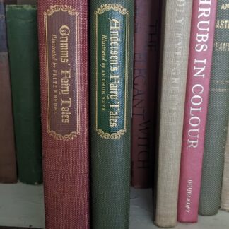1945 Andersen's Fairy Tales & Grimms' Fairy Tales – First Edition Set - spine View